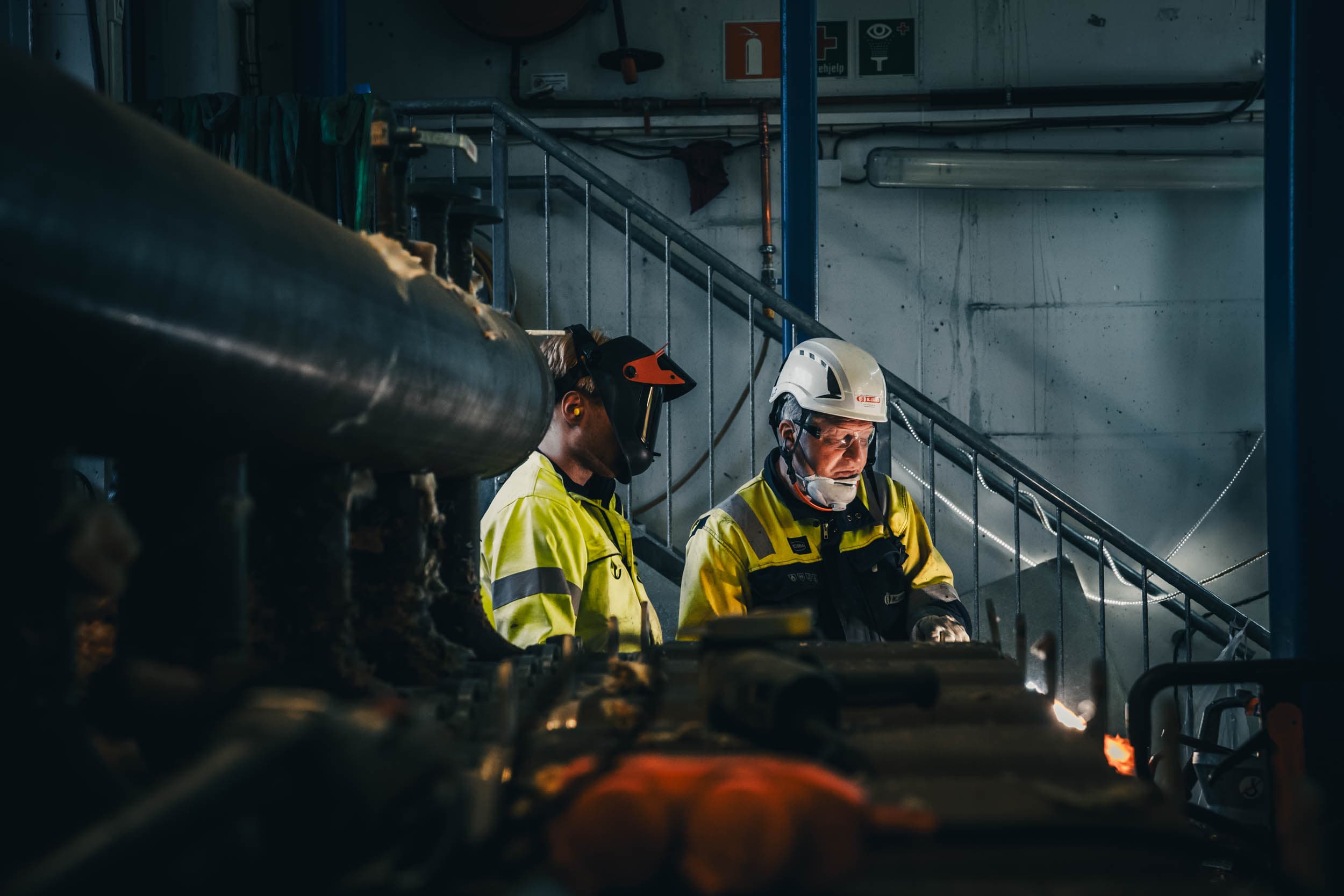 Bedriftsfoto — industriarbeidere